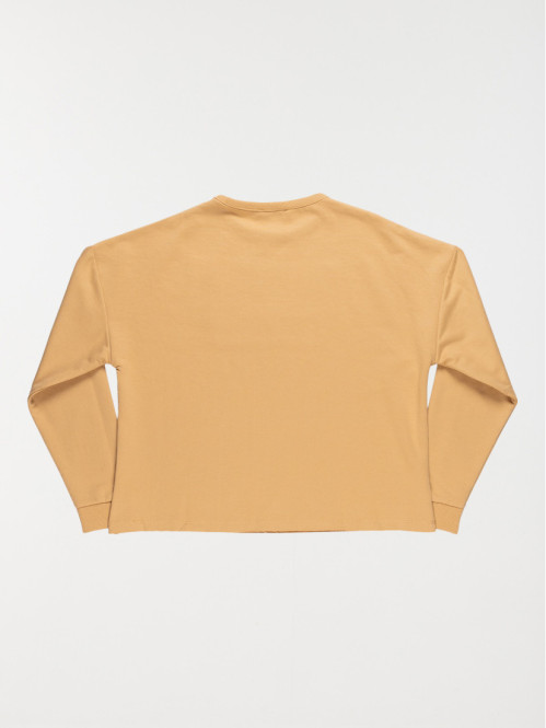 Sweat message moka fille (10-16A) Sweat message moka fille (10-16A)