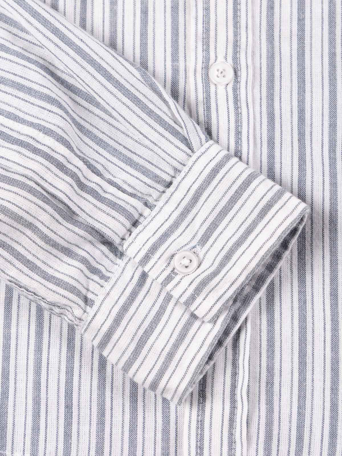 Chemise rayée blanche garçon (10-16A) Chemise rayée blanche garçon (10-16A)