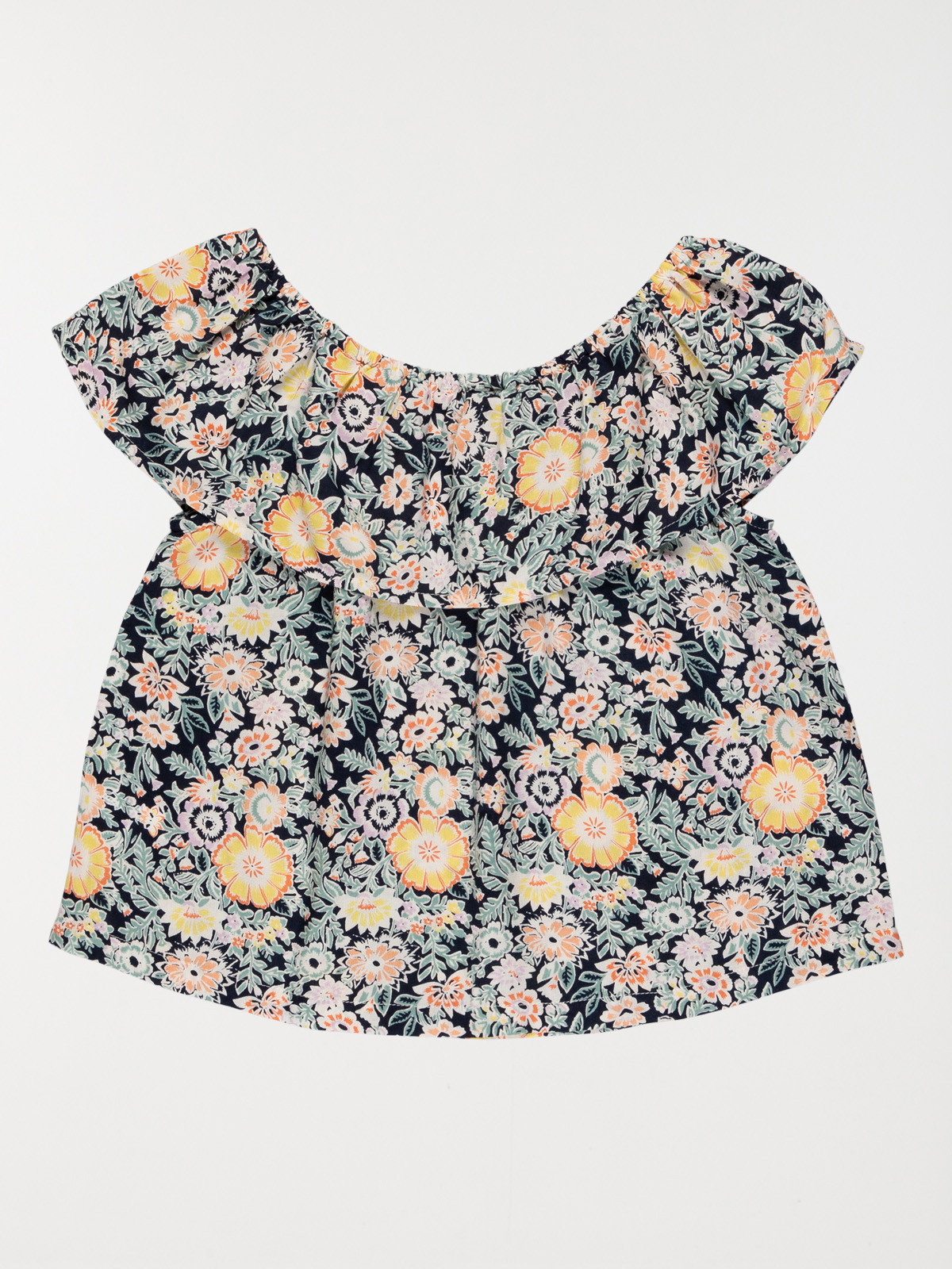 Blouse imprimée fleurie fille (10-16A) Blouse imprimée fleurie fille (10-16A)