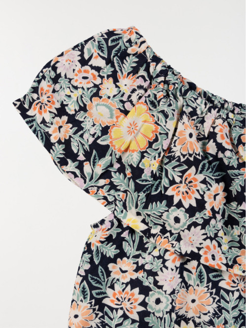 Blouse imprimée fleurie fille (10-16A) Blouse imprimée fleurie fille (10-16A)