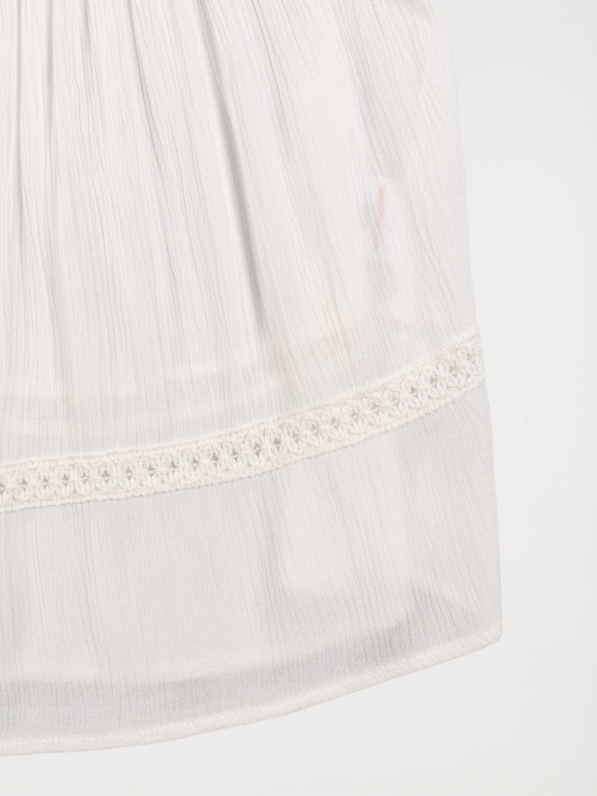 Blouse détail macramé fille (10-16A) Blouse détail macramé fille (10-16A)