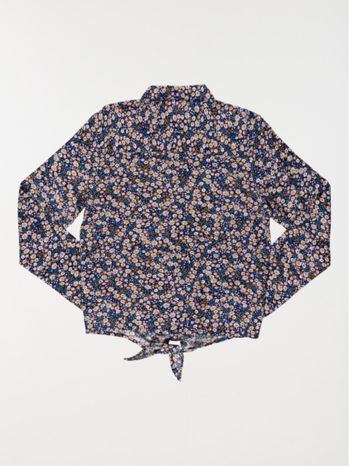 Chemise bas à nouer fille (10-16A) Chemise bas à nouer fille (10-16A)