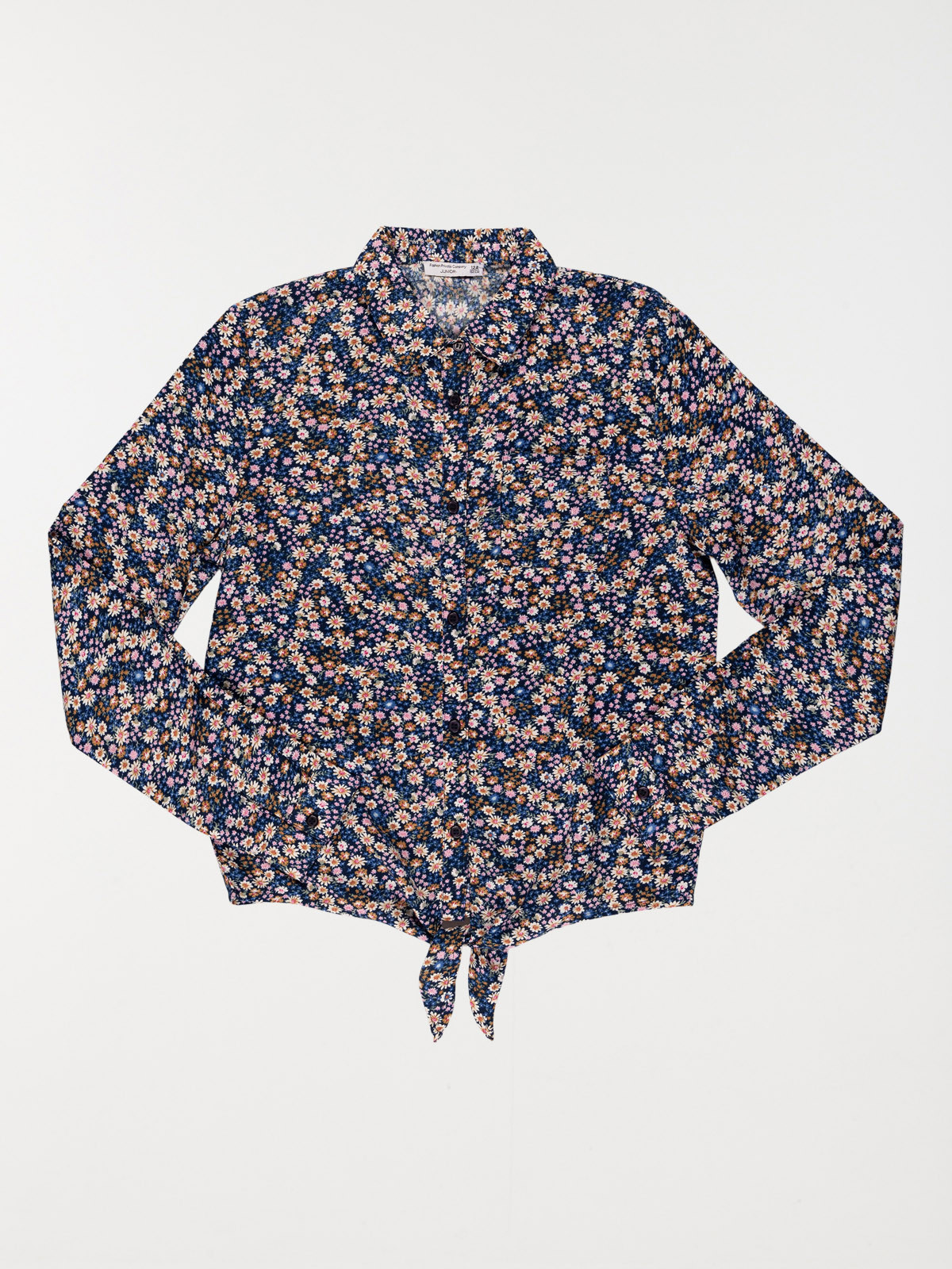 Chemise bas à nouer fille (10-16A)