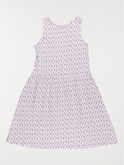 Robe blanche fleurie fille (10-16A)