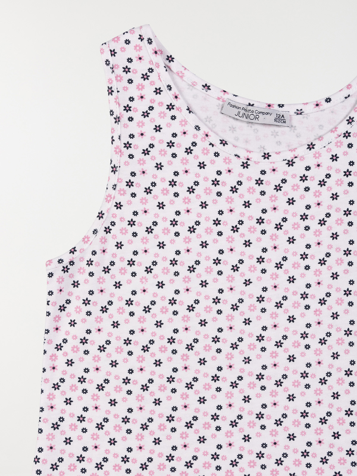 Robe blanche fleurie fille (10-16A)