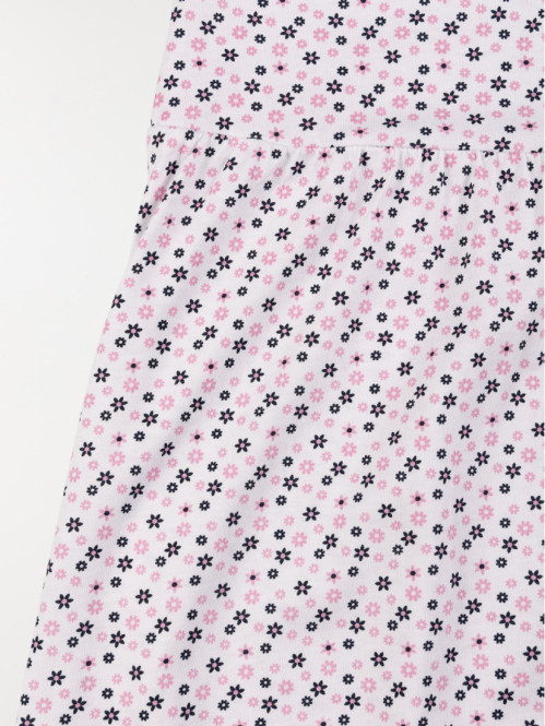 Robe blanche fleurie fille (10-16A)