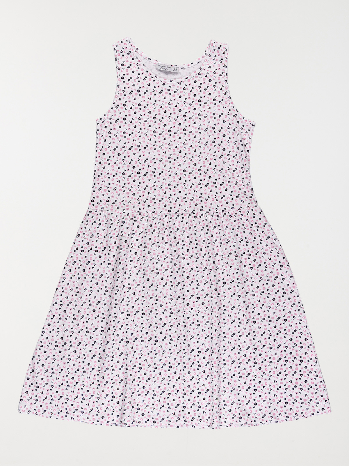 Robe blanche fleurie fille (10-16A)
