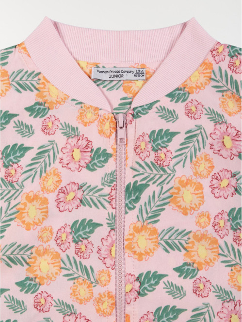Bombers imprimé fleuri fille (10-16 A) Bombers imprimé fleuri fille (10-16 A)