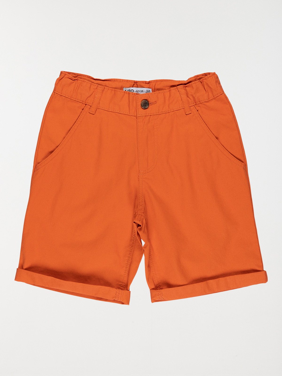 Bermuda chino rouille garçon (10-16A)
