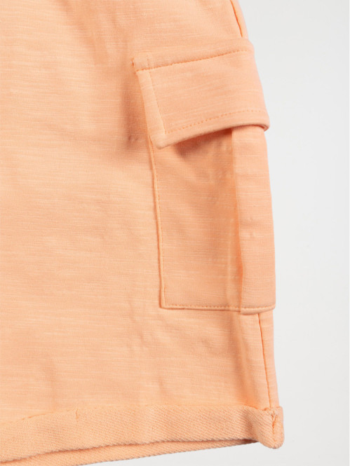 Bermuda corail garçon (10-16A)