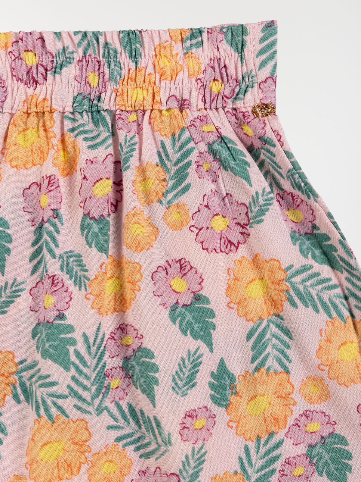 Short imprimé fleuri fille (10-16A)