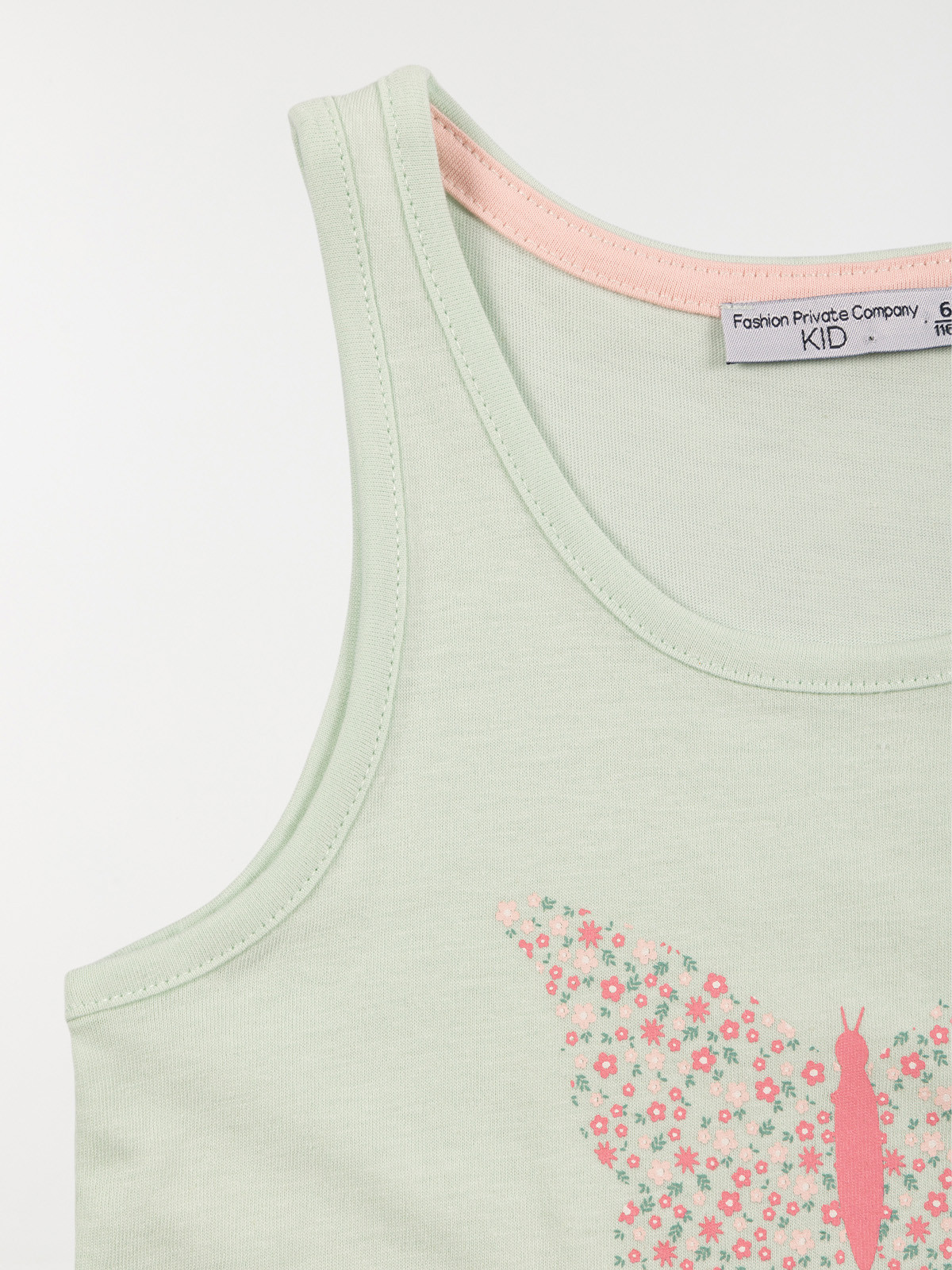Débardeur mint papillon fille (3-8A) Débardeur mint papillon fille (3-8A)