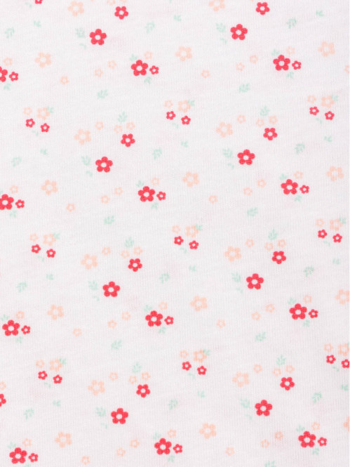 Débardeur fleuri blanc fille (3-8A)