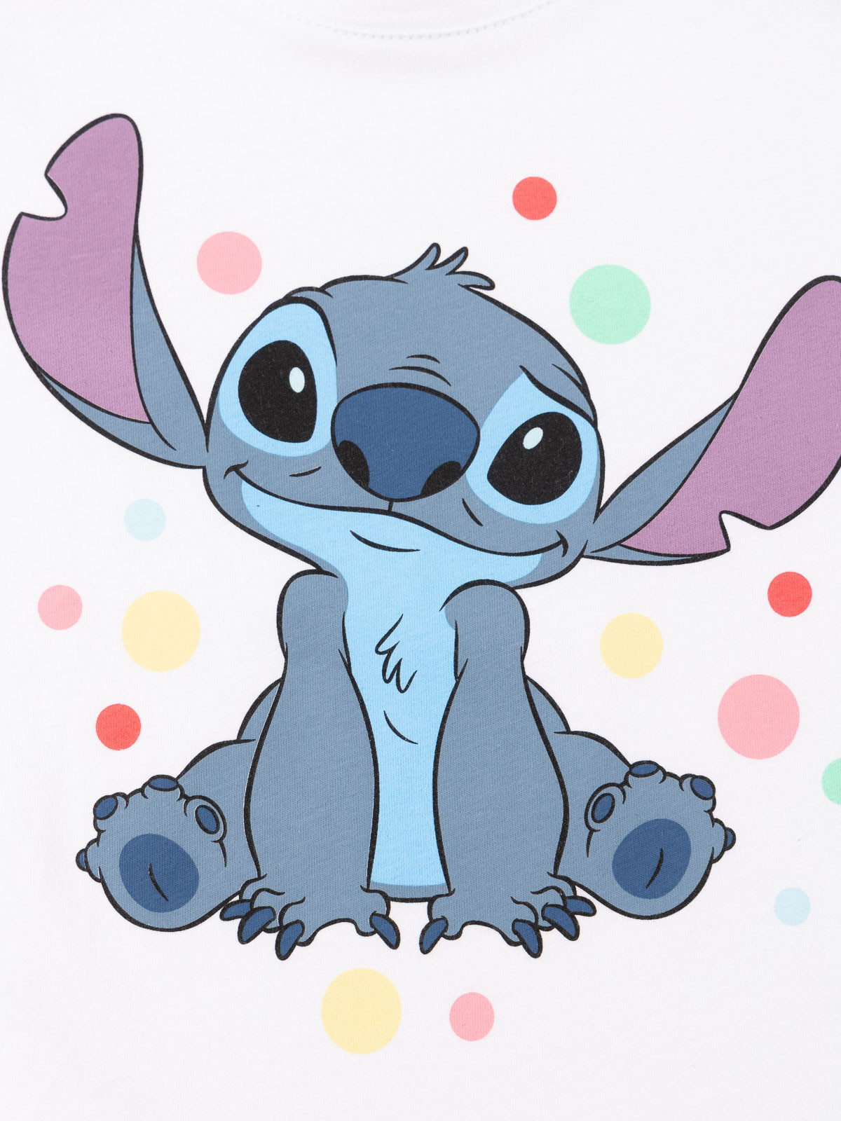 Tee-shirt fille Stitch blanc (3-8A)