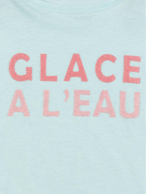 T-shirt glace à l'eau fille (3-8A)