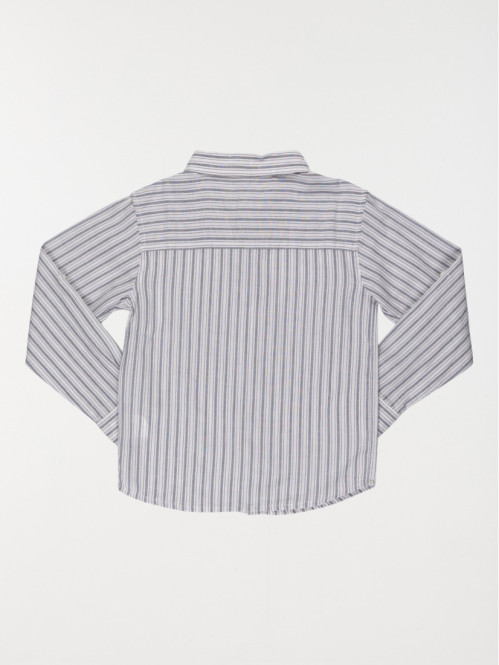Chemise rayée blanche garçon (3-8A)