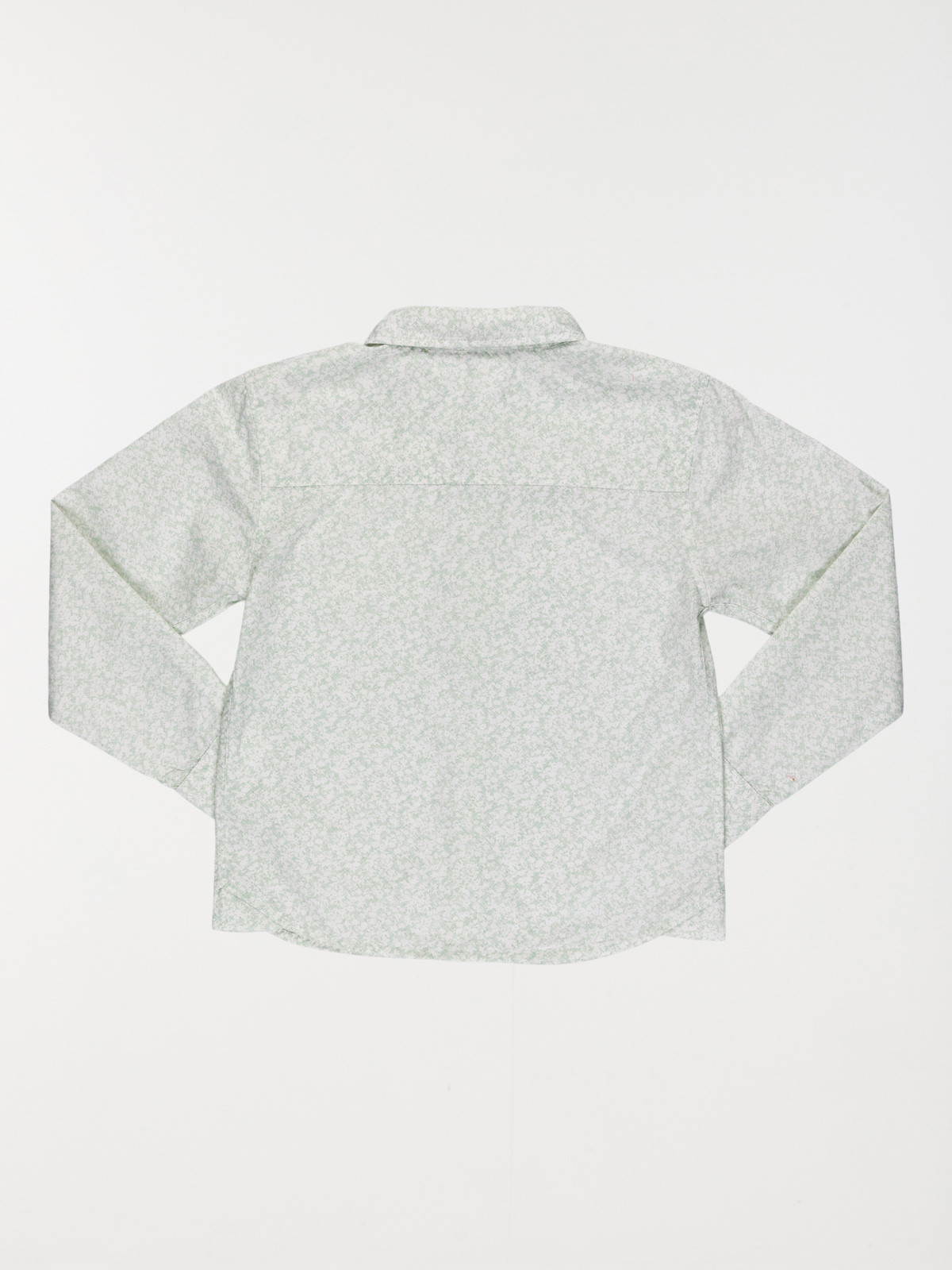Chemise vert pâle imprimée garçon (3-8A)