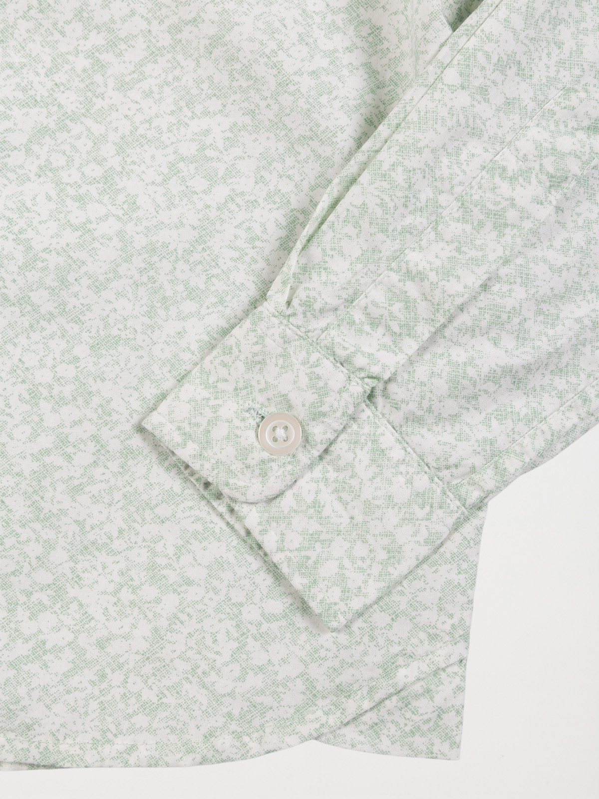 Chemise vert pâle imprimée garçon (3-8A)