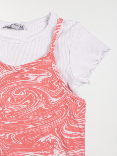 Robe 2 en 1 fille (3-8A)