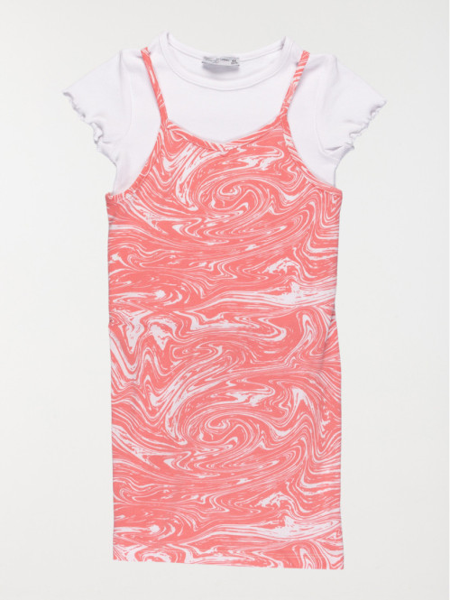 Robe 2 en 1 fille (3-8A)