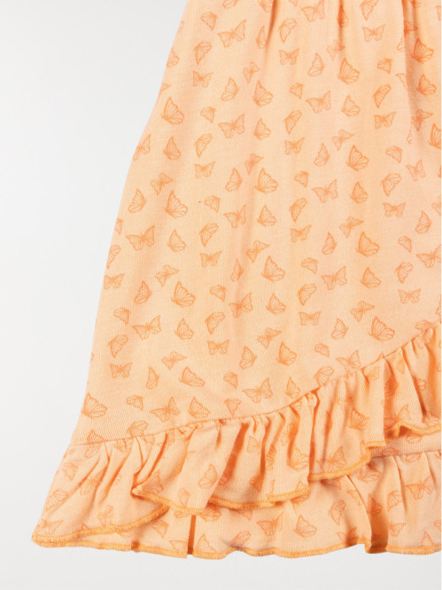 Jupe papaya papillon fille (3-8A) Jupe papaya papillon fille (3-8A)