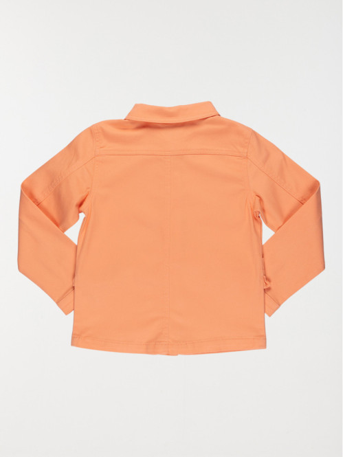 Veste boutonnée papaya fille (3-8A) Veste boutonnée papaya fille (3-8A)