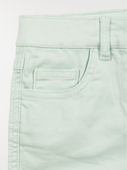 Short basique mint fille (3-8A)