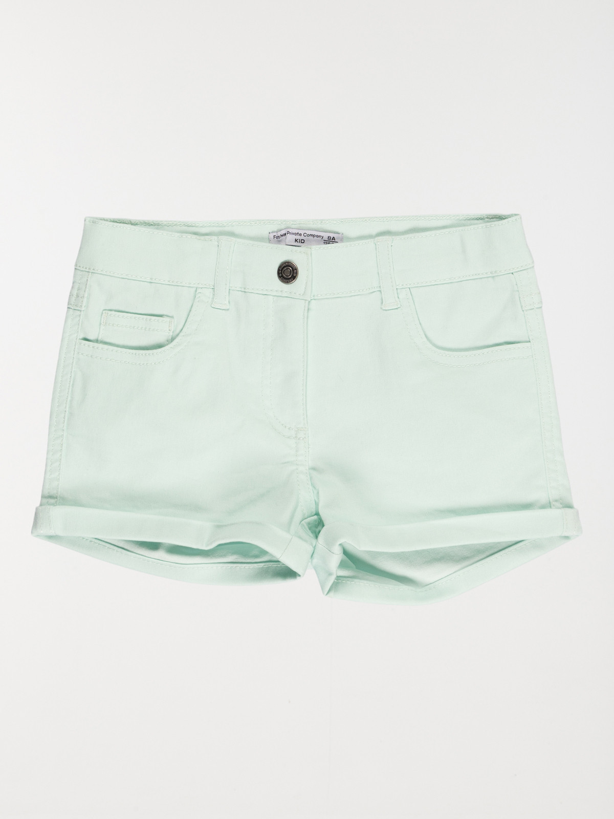 Short basique mint fille (3-8A)