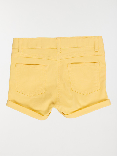 Short jaune summer fille (3-8A)