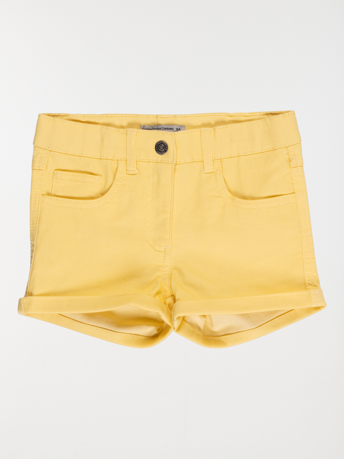 Short jaune summer fille (3-8A)