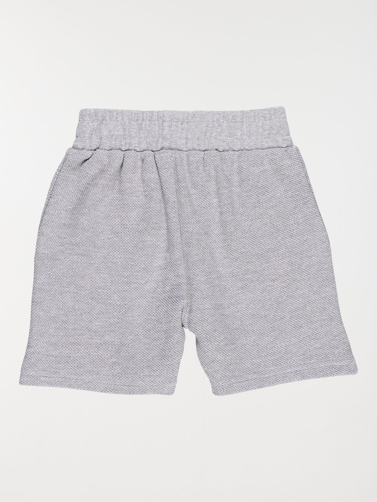 Bermuda gris chiné garçon (3-8A)