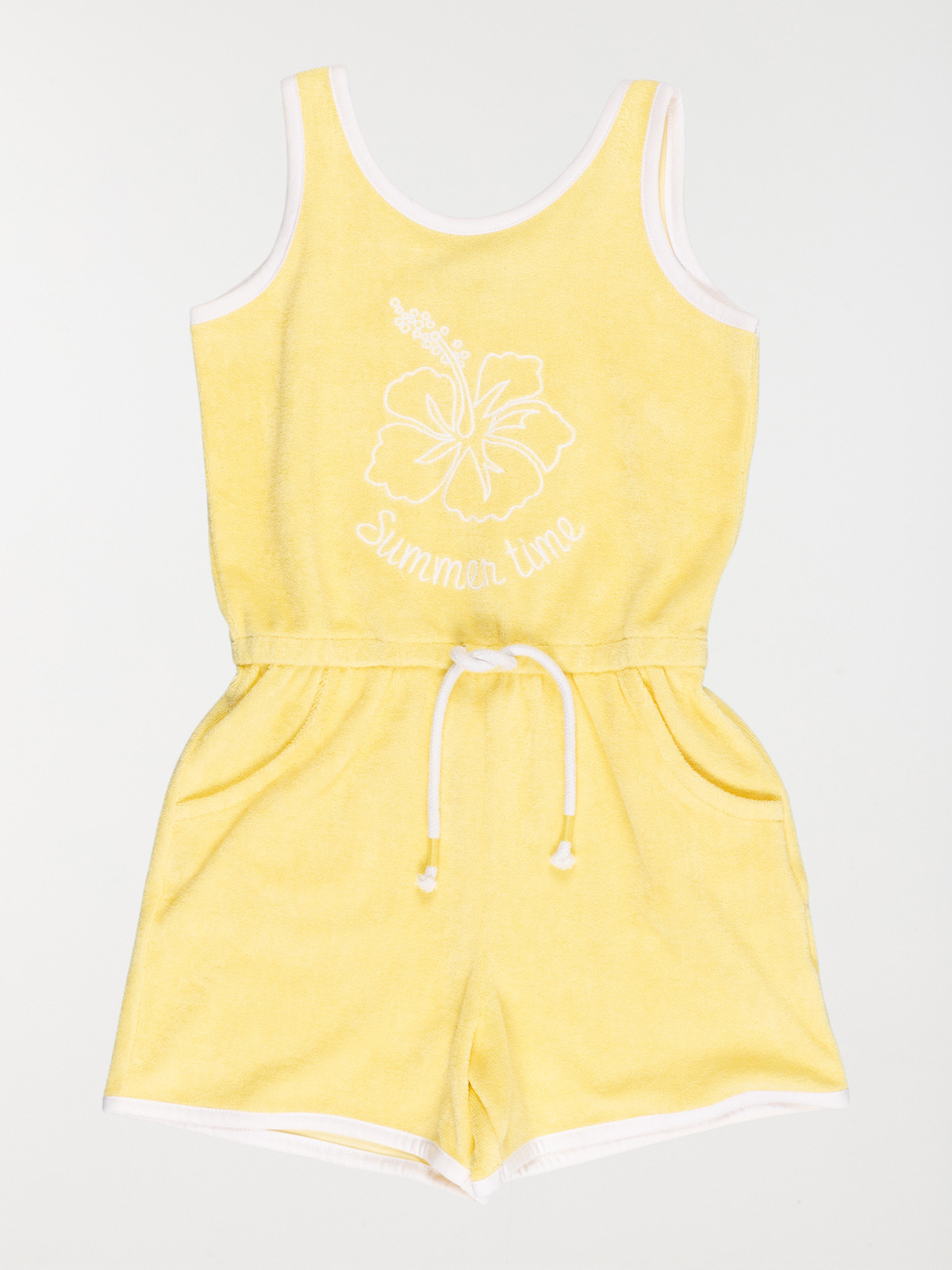 Combishort jaune clair fille (3-8A)