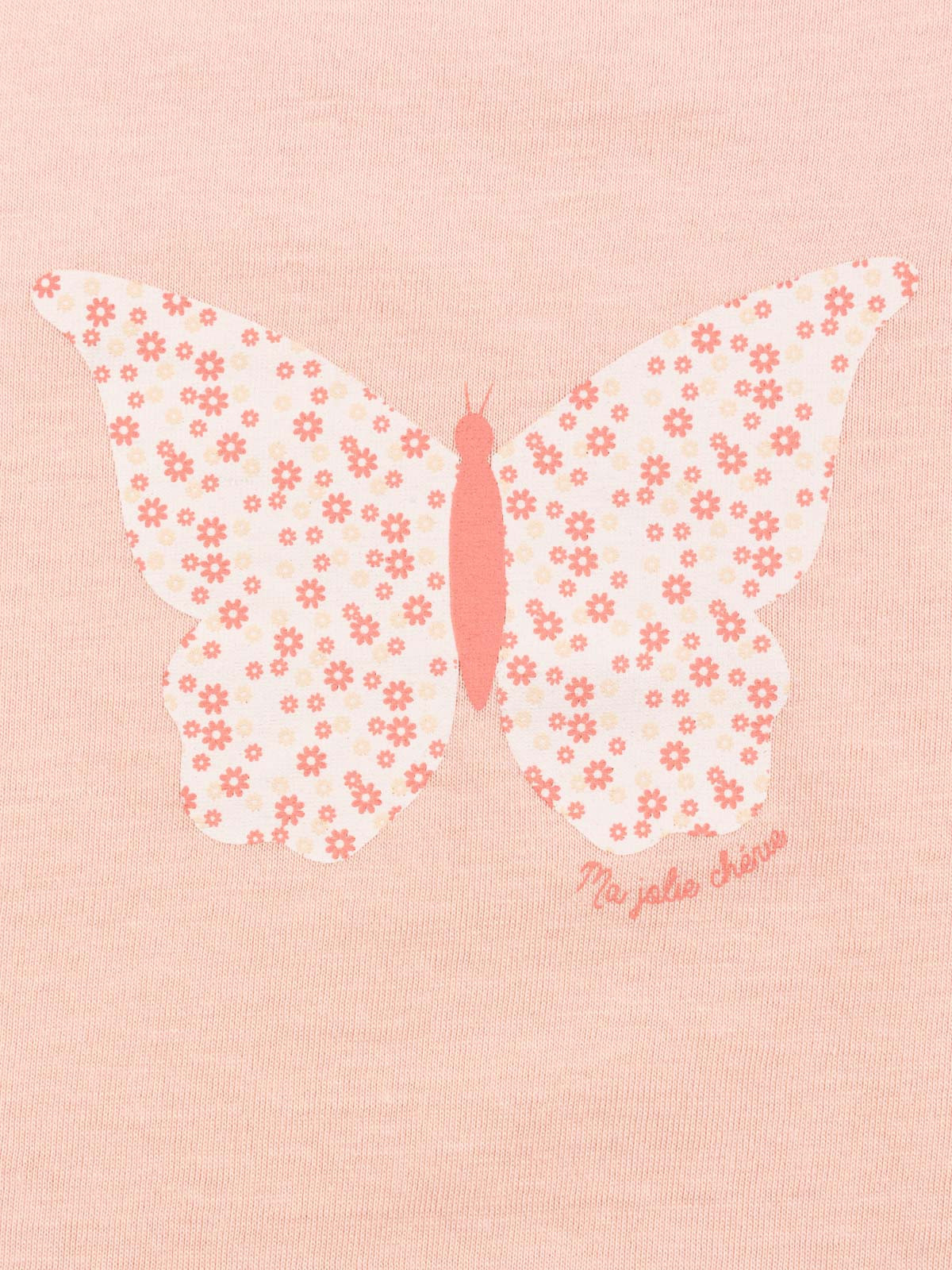 T-shirt papillon fille chamallow (3-24M)
