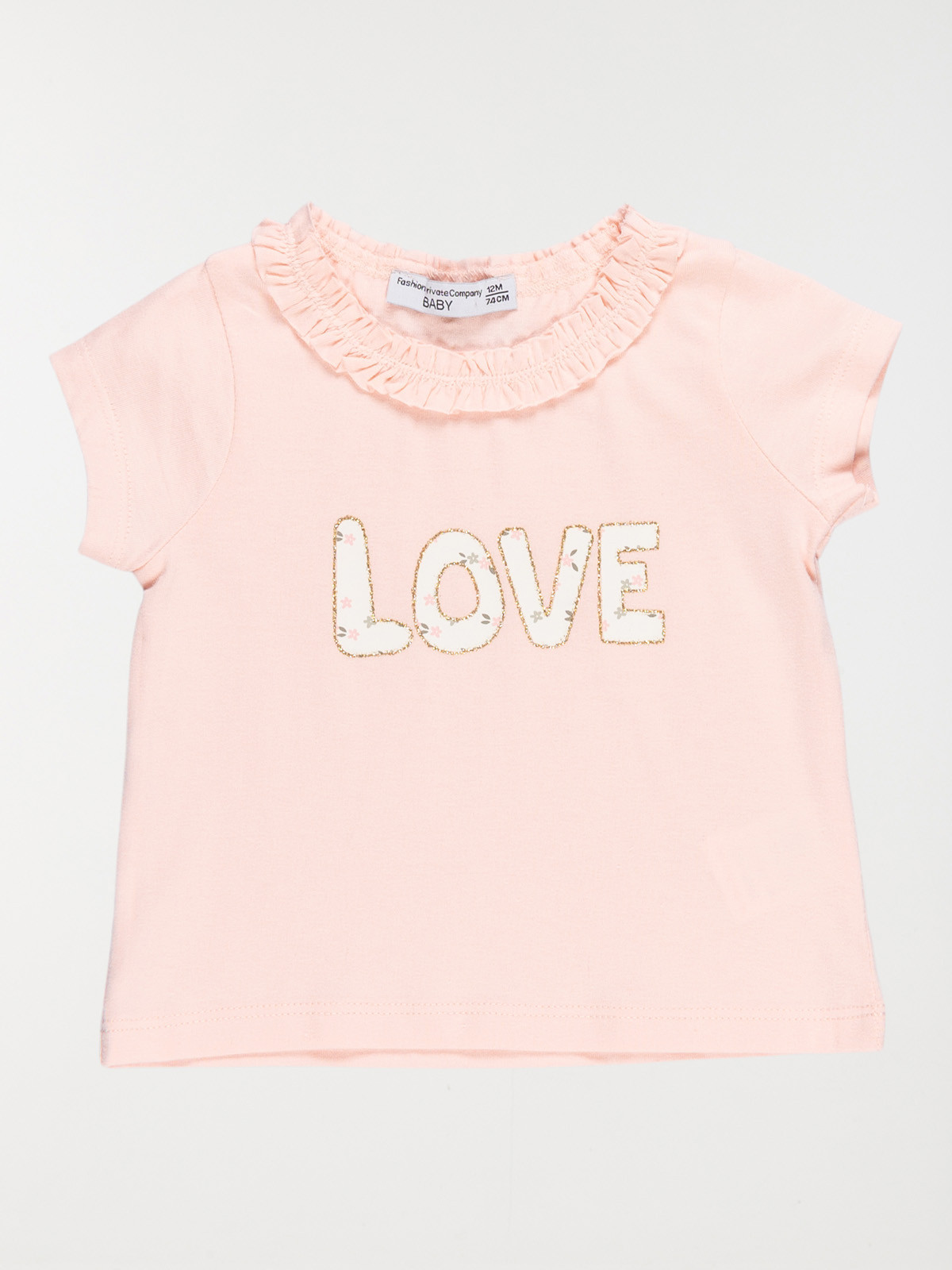 T-shirt love chamallow fille (3-24M)