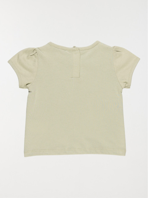 T-shirt fleurs pompons...