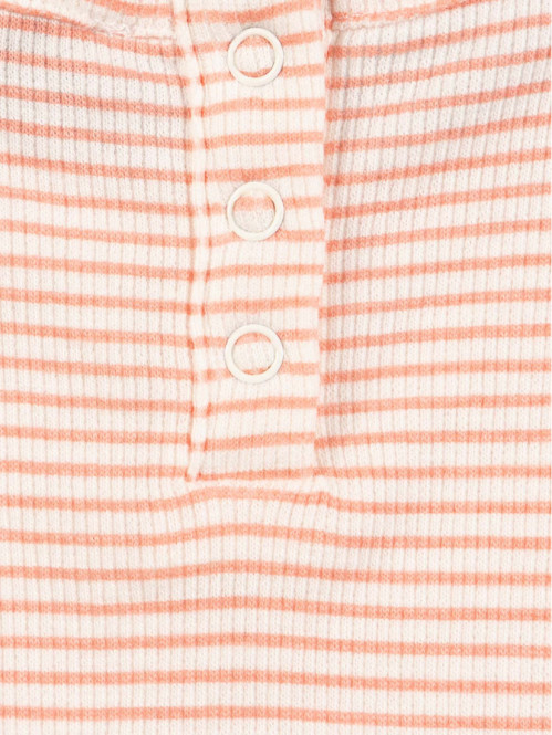 T-shirt rayé et volants fille (3-24M) T-shirt rayé et volants fille (3-24M)