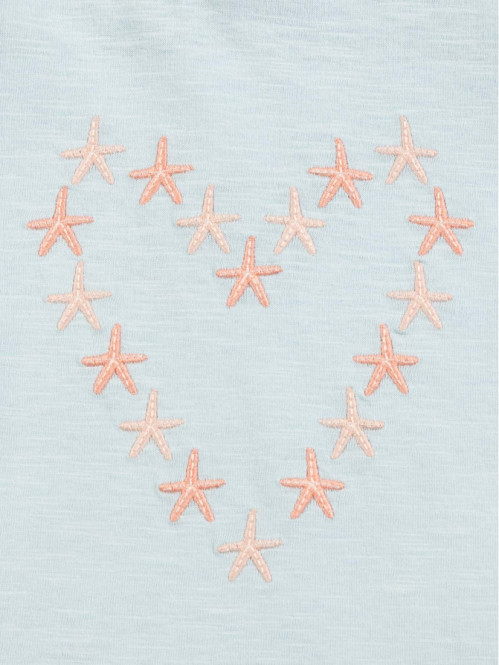 T-shirt étoiles de mer fille (3-24M) T-shirt étoiles de mer fille (3-24M)