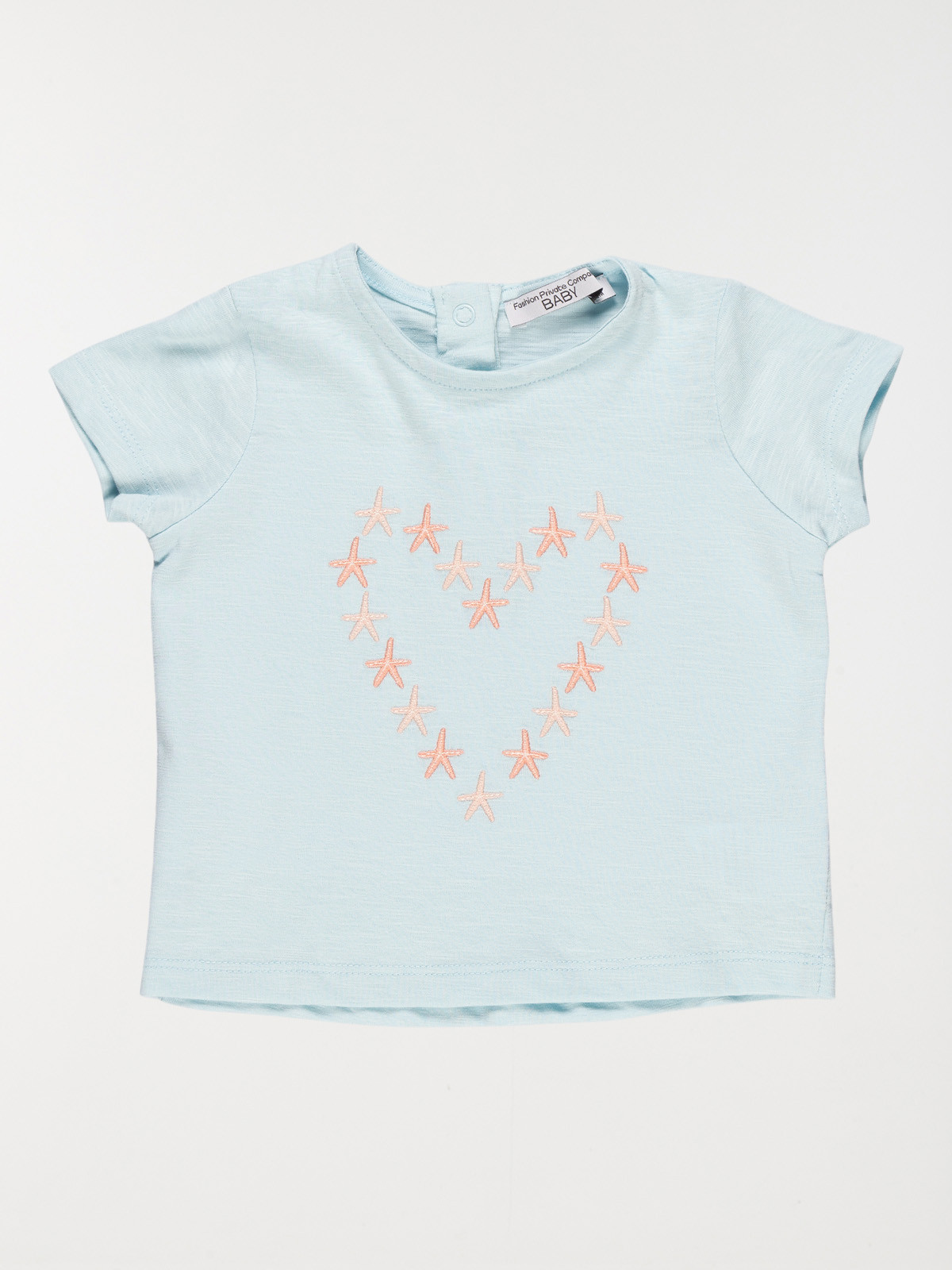 T-shirt étoiles de mer fille (3-24M)