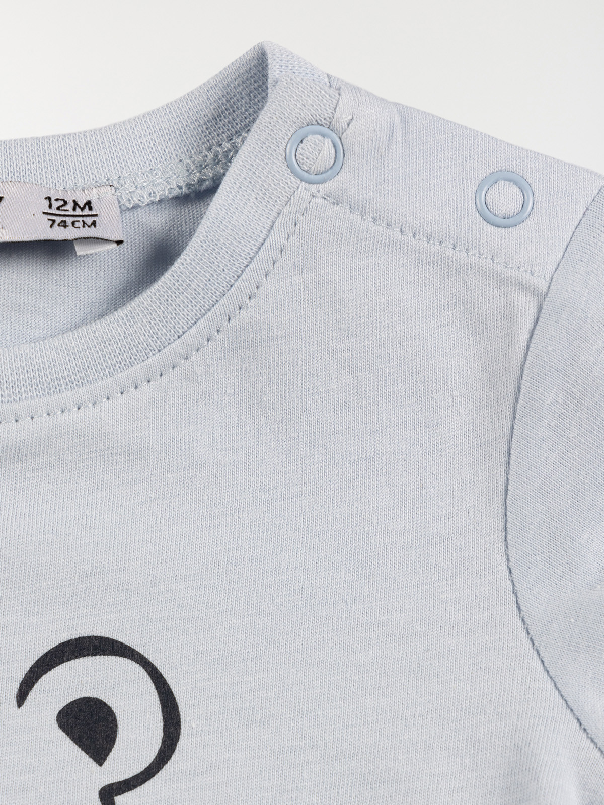 T-shirt ourson garçon bleu clair (3-24M) T-shirt ourson garçon bleu clair (3-24M)