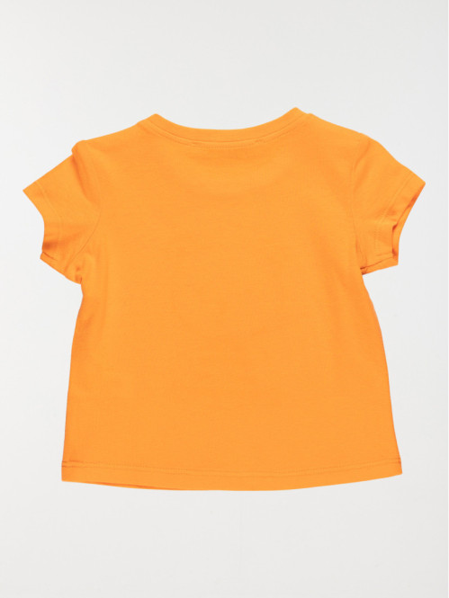 T-shirt ourson garçon abricot (3-24M)