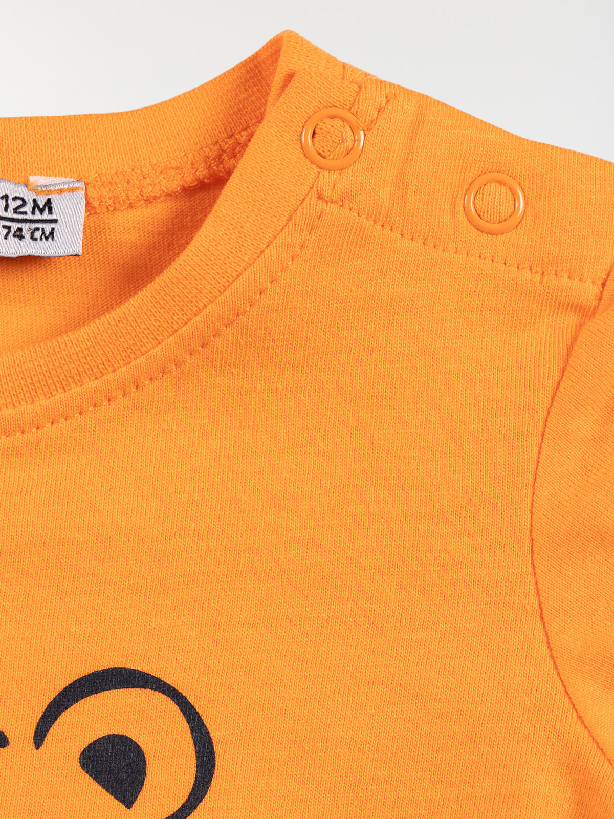 T-shirt ourson garçon abricot (3-24M)