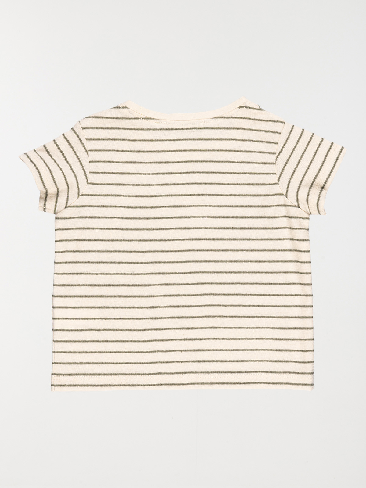 T-shirt écru rayé garçon (3-24M)