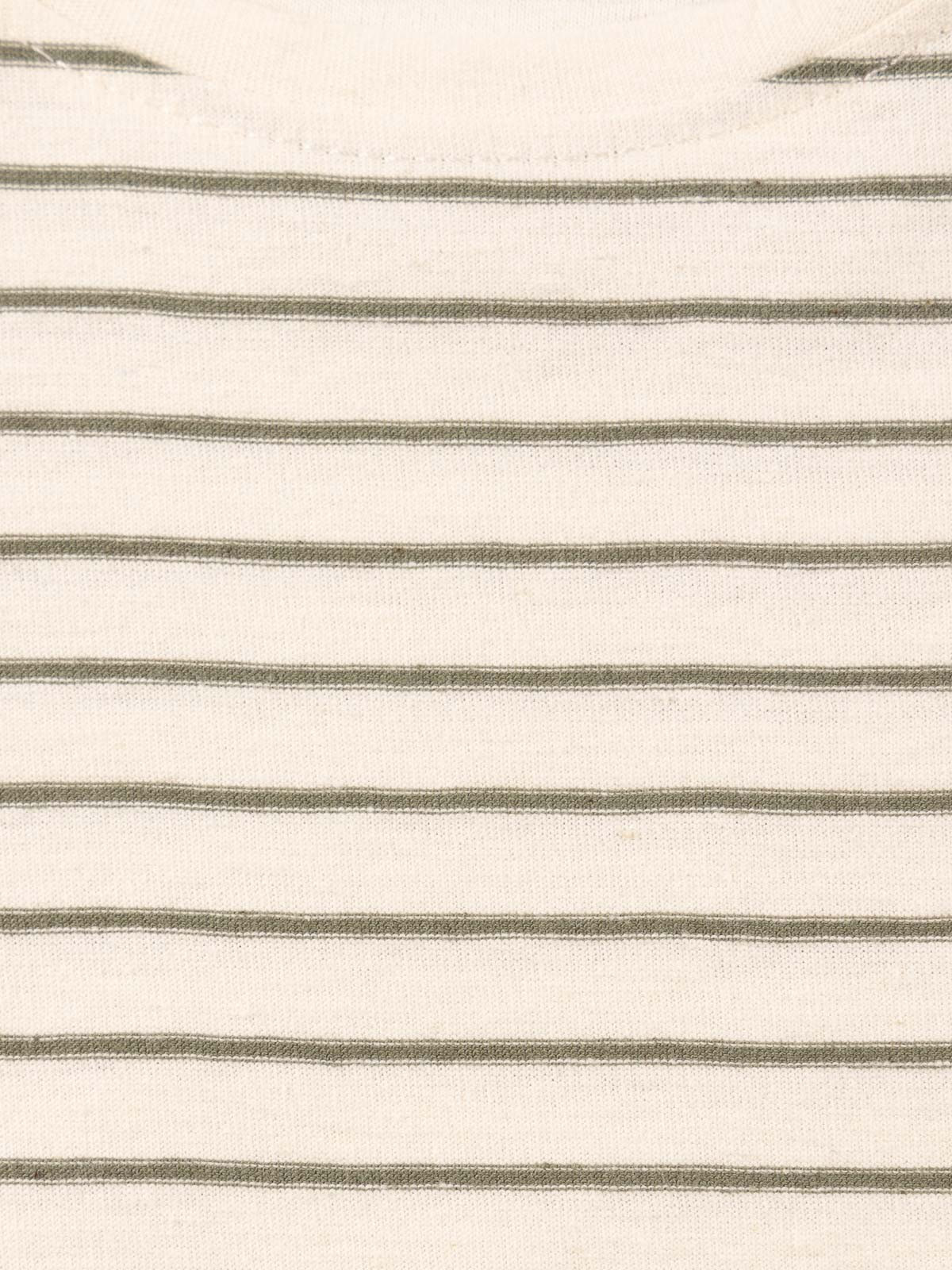T-shirt écru rayé garçon (3-24M)