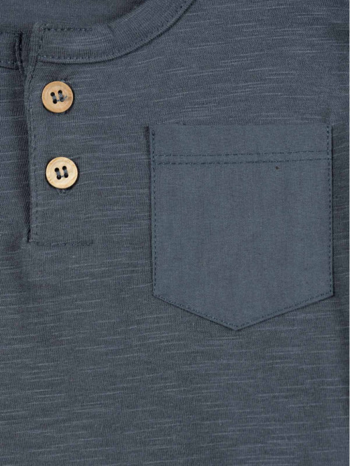 T-shirt ardoise poche garçon (3-24M)