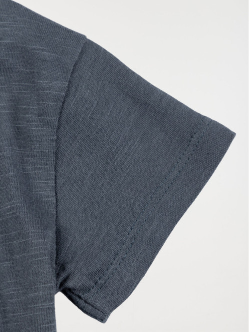 T-shirt ardoise poche garçon (3-24M)