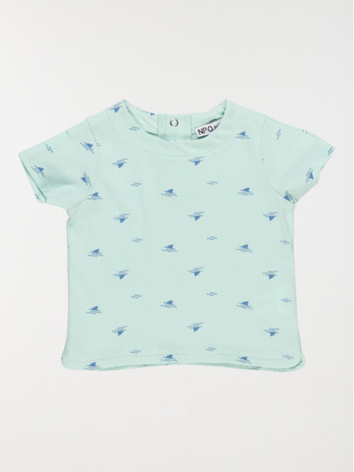 T-shirt aileron requin garçon (3-24M)
