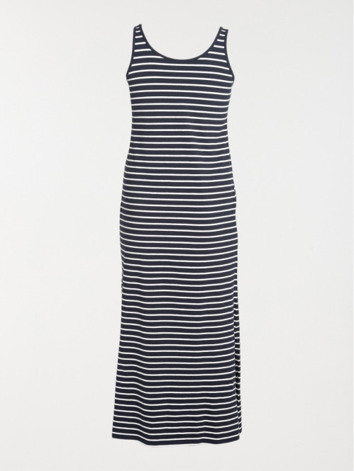 Robe longue rayée grande taille femme Robe longue rayée grande taille femme