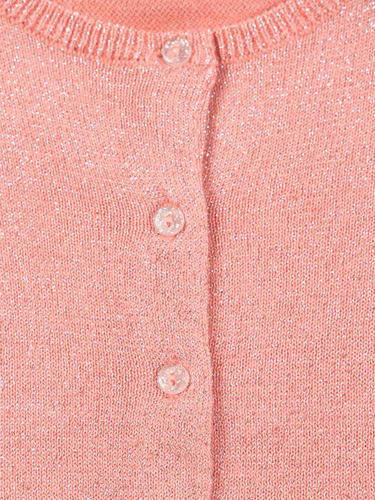 Gilet boutonné brillant fille (3-24M) Gilet boutonné brillant fille (3-24M)