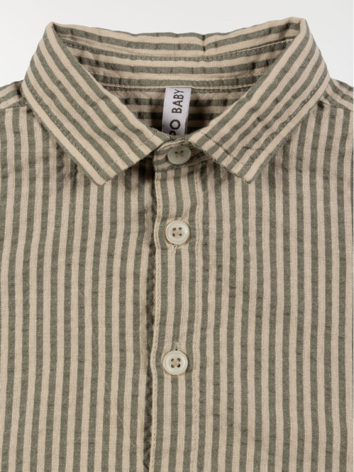 Chemise rayée garçon (3-24M) Chemise rayée garçon (3-24M)