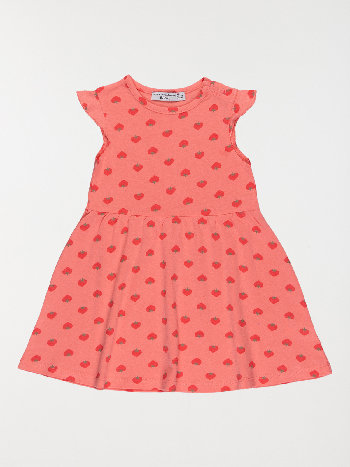 Robe motif fraise fille (3-24M)